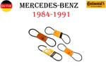 Engine Drive Belt Set Of For 1984-1991 Mercedes-benz 500/560 Sec/sel Contitech. Fixed Price $93.33.