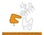 Chrysler Oem 03-09 Ram 2500 Cooling Belts Pulleys-serpentine 53041139AE. Fixed Price $103.20.