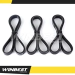 3PC Belt Kit -alt-ac-ps Fit 1992-1995 Honda Civic 1.5 4PK780-4PK 795-4P815. Fixed Price $16.50.