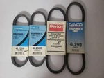 Pack Of Dayton, Dayco, & Carlisle V-belts 4L220, 4L230, 4L270, 4L290 Nos. Fixed Price $33.99.