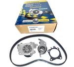 Engine Timing Belt Component Kit With Water Pump Goodyear GTKWP201A. Fixed Price $118.89.
