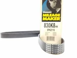 830K8 Mileage Maker Black Multi Rib Serpentine Belt Free Shipping Returns. Fixed Price $26.26.