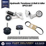 Genuine Hydraulic Tensioner & Belt Idler 5PCS Set For Kia Optima Hybrid. Fixed Price $529.00.