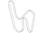 Genuine Gm V-ribbed Serpentine Belt 12628027. Fixed Price $38.46.