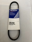 Serpentine Belt-standard Acdelco 3K250. Fixed Price $10.00.
