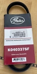 Serpentine Belt-premium Oe Stretch Fit Micro-v Gates K040337SF. Fixed Price $24.50.