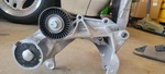 1993 Ford Mustang Gt 5.0L Alternator Bracket With Tensioner. Like New. Fixed Price $130.00.