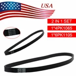 Epdm Drive Belt Kit For 1998-2002 Honda Accord 2.3L Alt/ac/ps/ 4PK1065 6PK1105. Fixed Price $15.39.