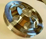 Megan Lightweight Crank Pulley Fits Lancer Evo 8 9 Viii Ix Usdm 4G63 Silver. Fixed Price $19.25.