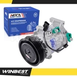 Compressor With 6-GROOVE Pulley For 2012-2017 Hyundai Accent Kia Rio L4 1.6L. Fixed Price $154.50.