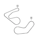 Genuine Mopar Serpentine Belt 68488245AA. Fixed Price $19.24.