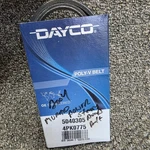 Serpentine Belt-gt Dayco 5040305. Fixed Price $8.00.