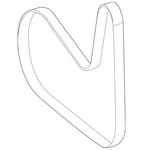 Genuine Mercedes-benz Poly-v-belt 139-993-04-00. Fixed Price $53.30.