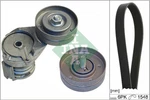 Ina 529 0108 10V-RIBBED Belt Set For Seat, Skoda, Vw. Fixed Price $105.17.