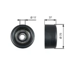 Genuine Gates Idler/guide Pulley V-ribbed Belt T38028 For Daimler Honda. Fixed Price $44.53.