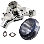 Big Block Chevy Chrome Aluminum Long Water Pump 454 High Volume Lwp W/pulley Kit. Fixed Price $149.14.