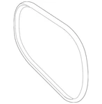 Genuine Mercedes-benz Poly-v-belt 000-993-87-02. Fixed Price $37.10.