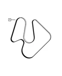 Genuine Mopar Serpentine Belt 68146947AA. Fixed Price $59.29.