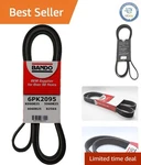High-quality Bando 6PK2095 Serpentine Belt Precision Ground For Longevity. Fixed Price $39.85.