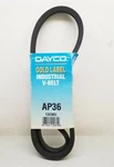 AP36 Dayco Gold Label Black Wrapped V-belt Free Shipping. Fixed Price $13.81.