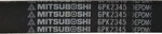 Accessory Drive Belt-denali Mitsuboshi 6PK2345. Fixed Price $61.99.