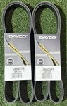 (2 Pack) Of Dayco Heavy Duty Poly 5080575 V-ribbed Belt New. Fixed Price $49.99.
