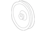 Genuine Ford Mercury 1996-2007 Sable Gl Power Steering Pump Pulley YF1Z-3A733-AA. Fixed Price $67.22.