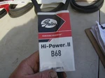 Gates Hi Power B68 Drive Belt. Fixed Price $12.99.