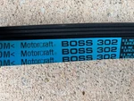 Nos Ford 2012-2013 Mustang Boss 302 5.0 Fead Serpentine Belt -- Lettered Oem. Fixed Price $239.99.