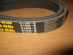 Poly Rib Serpentine Belt 410K6. Fixed Price $19.99.
