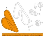 Ford Oem 11-14 F-150-SERPENTINE Drive Fan Belt BL3Z8620A. Fixed Price $29.50.