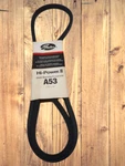 Gates A53 Hi-power Ii Belts 1/2"X56". Fixed Price $15.95.