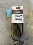 Gates K070505 Micro-v Serpentine Drive Belt New Old Inventory Stock. Fixed Price $12.99.