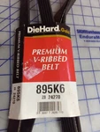 Diehatd Gold Premium V-ribbed Belt 895K6. Fixed Price $16.99.