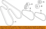 Gm Oem-a/c Ac Serpentine Belt 12658178. Fixed Price $61.16.