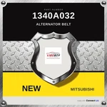 Genuine 1990-2010 Mitsubishi Montero Alternator Belt 1340A032. Fixed Price $19.00.