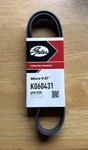 Serpentine Belt-premium Oe Micro-v Gates K060431. Fixed Price $22.50.
