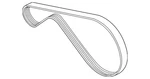 Genuine Audi Alternator Belt 0P2-903-137-B. Fixed Price $64.06.
