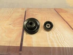 04-09 XJ8 Vdp 4.2 V8 Idle Pulley Shaft Water Pump AJ83874 05 06 07. Fixed Price $45.00.