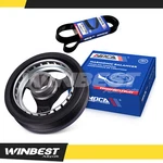 Harmonic Balancer Serpentine Belt Kit For Impala Venture Monte Carlo Pontiac V6. Fixed Price $42.50.
