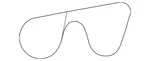 Genuine Toyota Serpentine Belt 90916-A2028. Fixed Price $35.87.