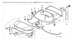 Acura Honda Genuine Oem Nsx Stay, Engine Maintenance Lid Open 74845-SL0-000. Fixed Price $146.99.