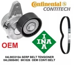 Serp Drive Belt Tensioner Pulley, To Audi Vw 2015 -16 Diesel Tdi 04L903315K. Fixed Price $96.69.