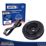 Harmonic Balancer Serpentine Belt Kit For 2001-2005 Honda Civic 1.7L L4 Gas Sohc. Fixed Price $51.30.
