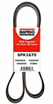 Bando 6PK1670 Drive Belt Fit V6 3.6L 2014-2023 Chrysler 300. Fixed Price $21.95.
