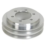 Crankshaft Pulley V-belt 2-GROOVE Aluminum Clear Coat Buick 400 430 455 Each. Fixed Price $129.98.