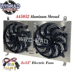SHROUD+2X12"FANS For 2002-2006 Honda Integra Acura Rsx Type-r DC5 K20A 2.0L Mt. Fixed Price $249.00.