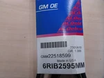 New Serpentine Belt Drive Gm Genuine 22518599 Acdelco 6RIB2595MM Oem T3. Fixed Price $50.00.