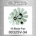 00325V-34 10 Blade Fan American Cooling (new Aftermarket). Fixed Price $439.07.
