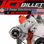Ict Billet Ls Camaro Hd Alternator Passenger Side Bracket Remote Water Pump. Fixed Price $160.99.